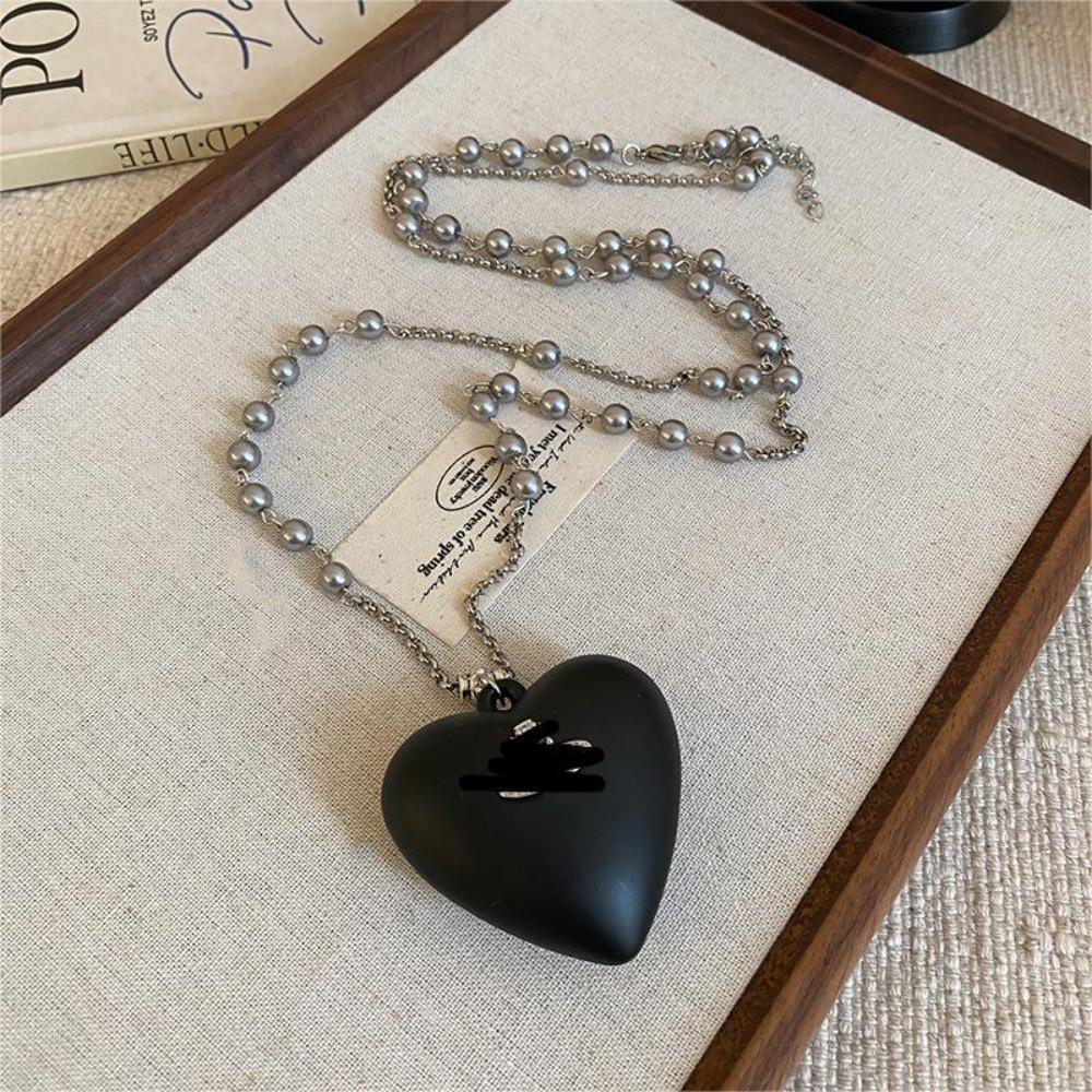 

Ожерелье-цепочка для свитера «Любовь вдовствующей императрицы Сатурн» Нишевое универсальное премиальное украшение