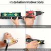 2pcs Wall Mounted Fishing Rod Storage Rack - Holds 6 Rods, Saves Space, Easy Access