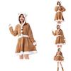 Holiday Reindeer Cosplay Dress For Women With Polyester Fabric For Stage Performances