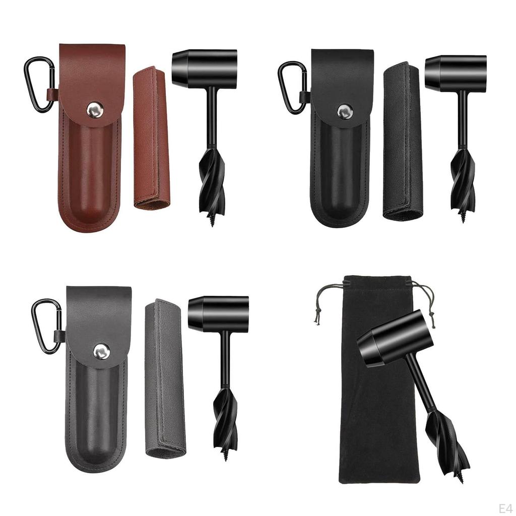 Bohrer Überlebensschlüssel Manuelles Werkzeug Stempel Schraube für Camping Outdoor Wandern