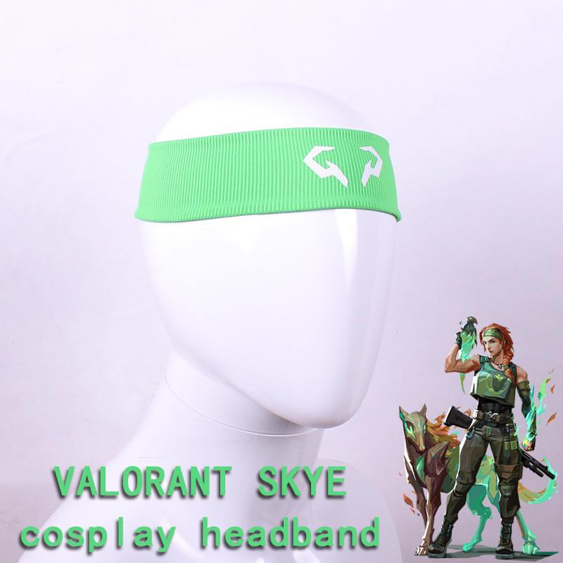 Logo Valorant Skye Headband Unisex Sports Hair Accessory For Esports And Fans Cosplay