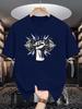 Unisex Crew Neck Tee Fitness Dumbbell Hand Print Soft Cotton Loose Breathable Short Sleeve Summer Gym Casual Daily Street Wear Tops