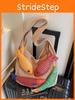 Cotton Large Capacity Tote Bag For Women With Open Top And Inner Card Pocket For Daily Use