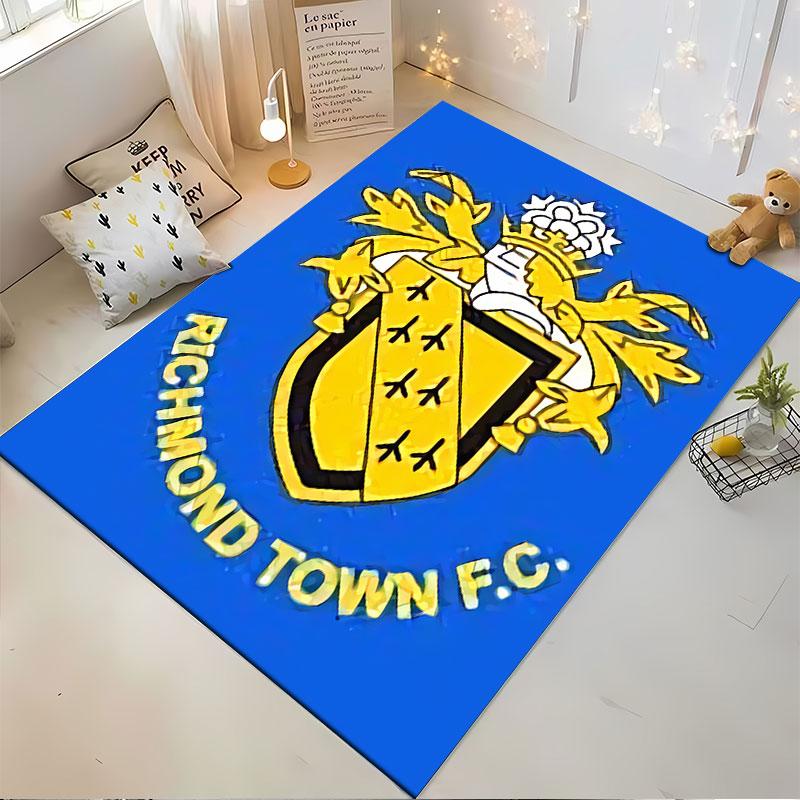 Richmond Town F.C. Crest Suitable As a Non-slip Mat for the Living Room or Bedroom Sofa