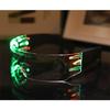 Chemion LED Visor Rave Glasses for Men Cosplay Festivals Halloween Bars Clubs