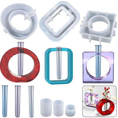 New Crystal Epoxy Resin Craft Mold Home Decoration Silicone Mold Hand Tool Modern Vase Hydroponic Flower Branch