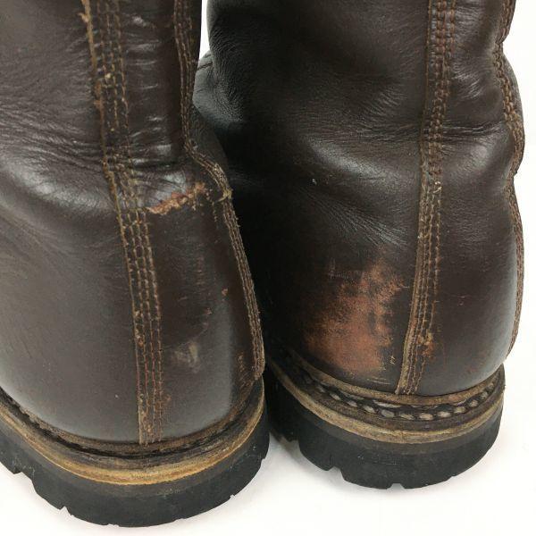 Pre-1980s Europe Vintage Military STAR GOMMER Combat Officer Boots Size 41 (Approx. 25.526.0cm) Brown Men's(USED)