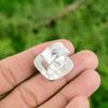 925 Sterling Silver Peanut Wood Jasper Stone Wedding Solitaire Bezel Sister Ring