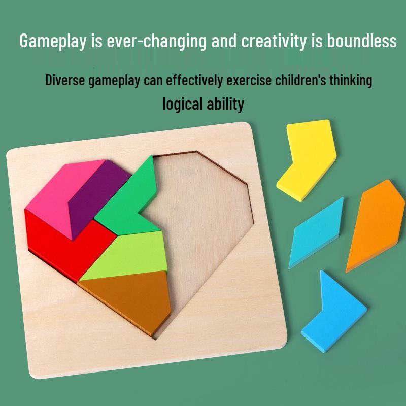 Montessori Pädagogische Geometrische Form Puzzles für Kleinkinder