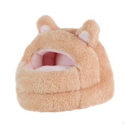 Kış İçin Hamster Sıcak Yuva, Taşınabilir Uyku Alanı Küçük Evcil Hayvanlar