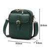 Vintage Torebka na ramię z 10 przegródkami blokującymi RFID, dwuwarstwowa, duża pojemność, torba crossbody, damska, antykradzieżowa, listonoszka
