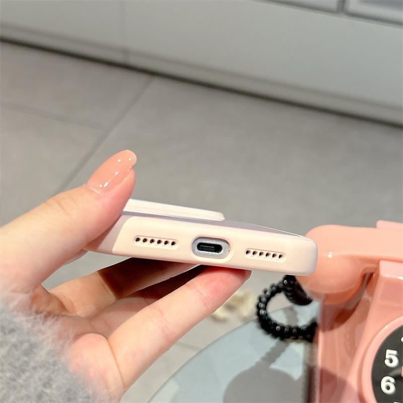 Minimalist Dopamine Color Block Polka Dot Case for iPhone 17 / Apple 16 Pro Max / 15 Pro - Girly Heart Design