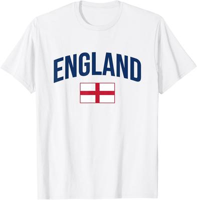 England - Flag of England - Throwback Design T-Shirt