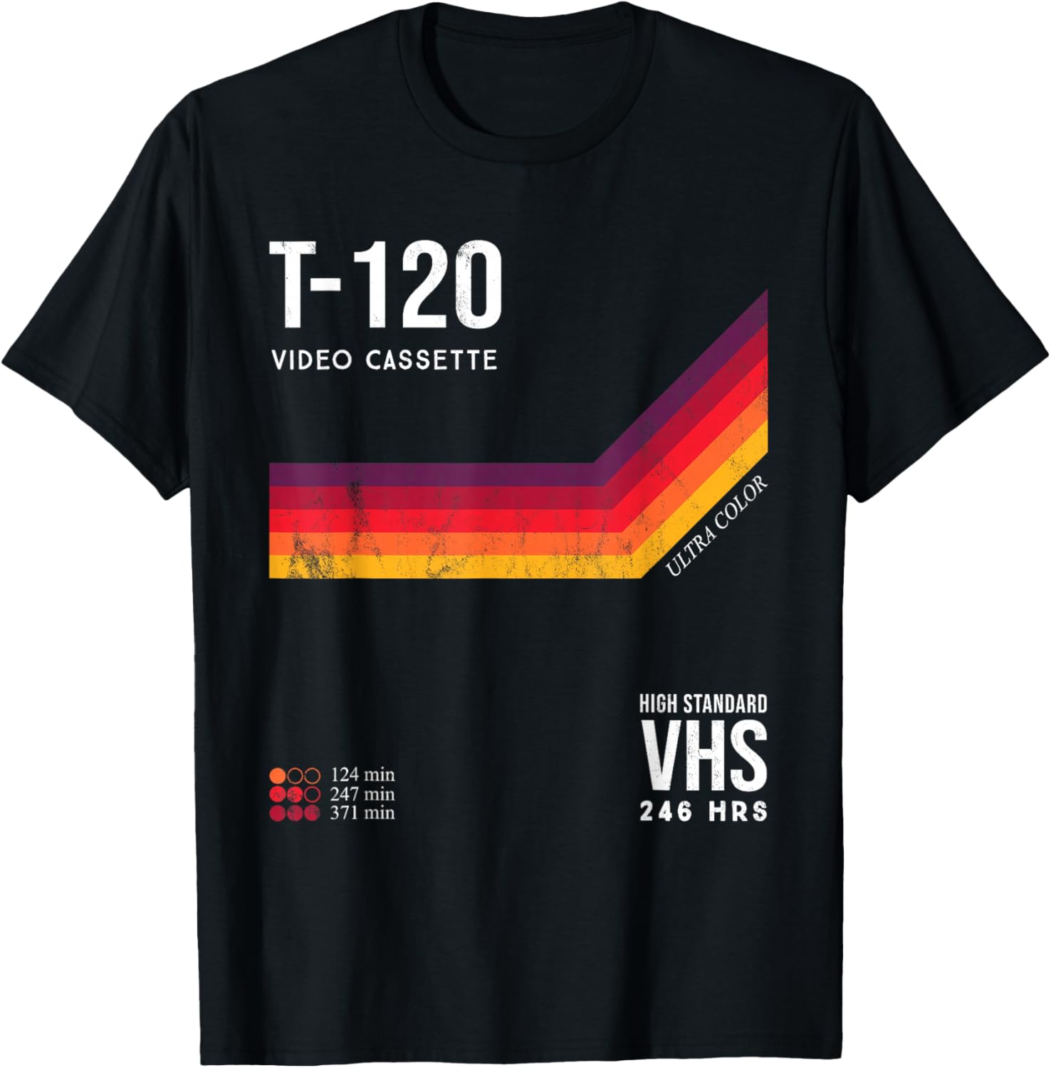 Retro VHS Tape 80s Movie T-Shirt S