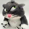 / Hot  Lucifer Cat Plush Doll Breath Child Peluche Soothes Toy Anime Baby Music Light Sleep Toys Kid New Year Gifts