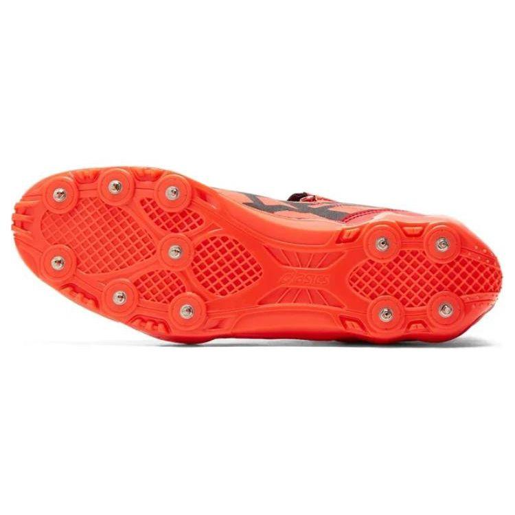 ASICS Men's TRIPLE JUMP PRO 3 Track & Field Jumping Shoes Sunrise Red Black 1093A179-701