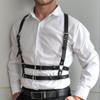 European & American Fashion Kpop Leather Harness Streetwear
