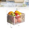 Large Capacity Wall Mounted Storage Basket Iron Hanging Wall Basket Wall Basket  Kitchen Use