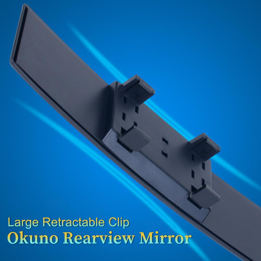 Auto Zpětné Zrcátko Velký Výhled Monitor Dětské Sedačky Konvexní Design Redukce Mrtvých Úhlů Širší Úhel Modré Antireflexní Bezpečnostní Interiér