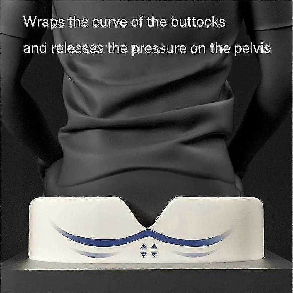Memory Foam Seat Cushion for Office Chairs - Relieves Tailbone Pain and Improves Posture