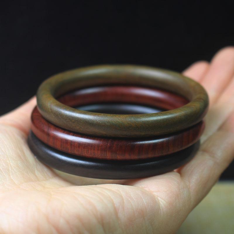 Green Sandalwood Black Sandalwood Rosewood 8mm Bracelet Retro Chinese Style Jewelry