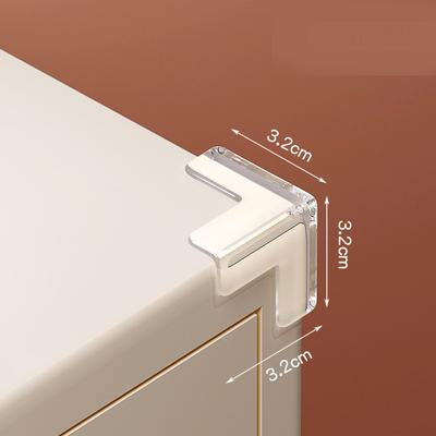10PCS Clear Anti-collision Coffee Table Furniture Corner Protectors Soft Corner Sheathing Living Room Decor