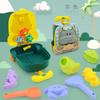 Summer Beach Sand Play Toys for Kids Luggage Toy Kit Water Toys Sand Bucket Pit Tool Outdoor Toys for Children Boy Girl Gifts