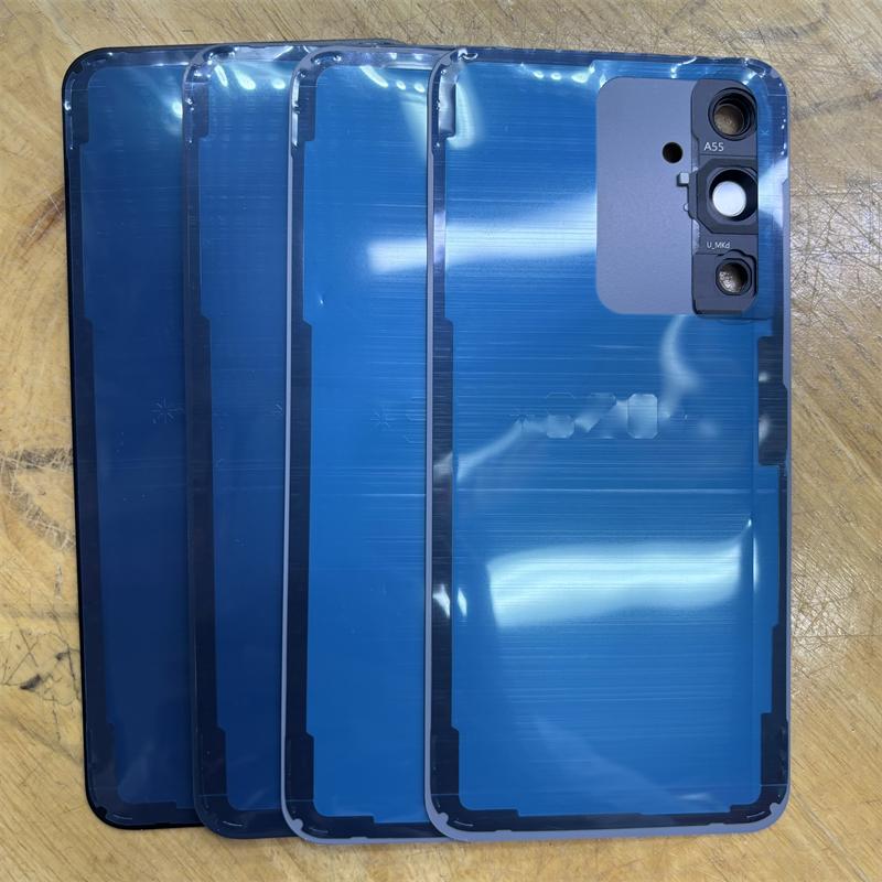A55 For Samsung Galaxy A55 5G A556 Phone Housing Glass Cover Battery Back Cover Rear Door Lid Panel Camera Lens