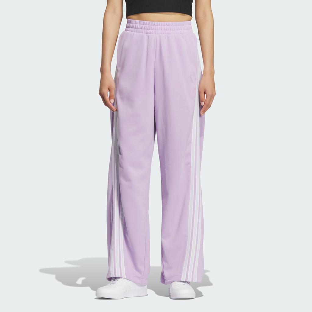 Adidas Dance Story Interlock Banana Loose Comfortable Striped Casual Pants Women Pants KF4929