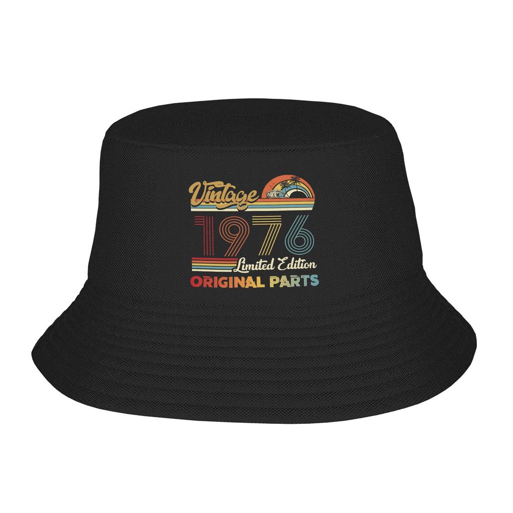 ALL Original Parts Vintage Limited Edition Classic TShirt Hnqgmotto Bucket Hat Gift For Teen Lovely Vocation Caps
