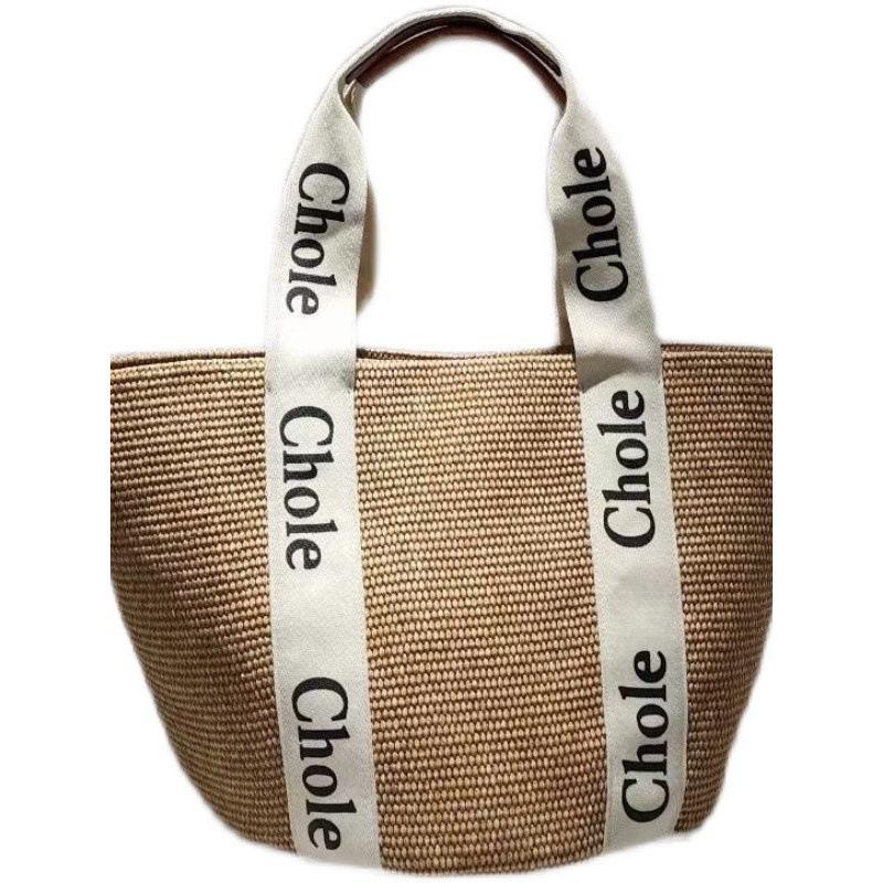 Sac d'été en paille style Ins pour femme – Essentiel mode pour la plage, le pique-nique et les vacances