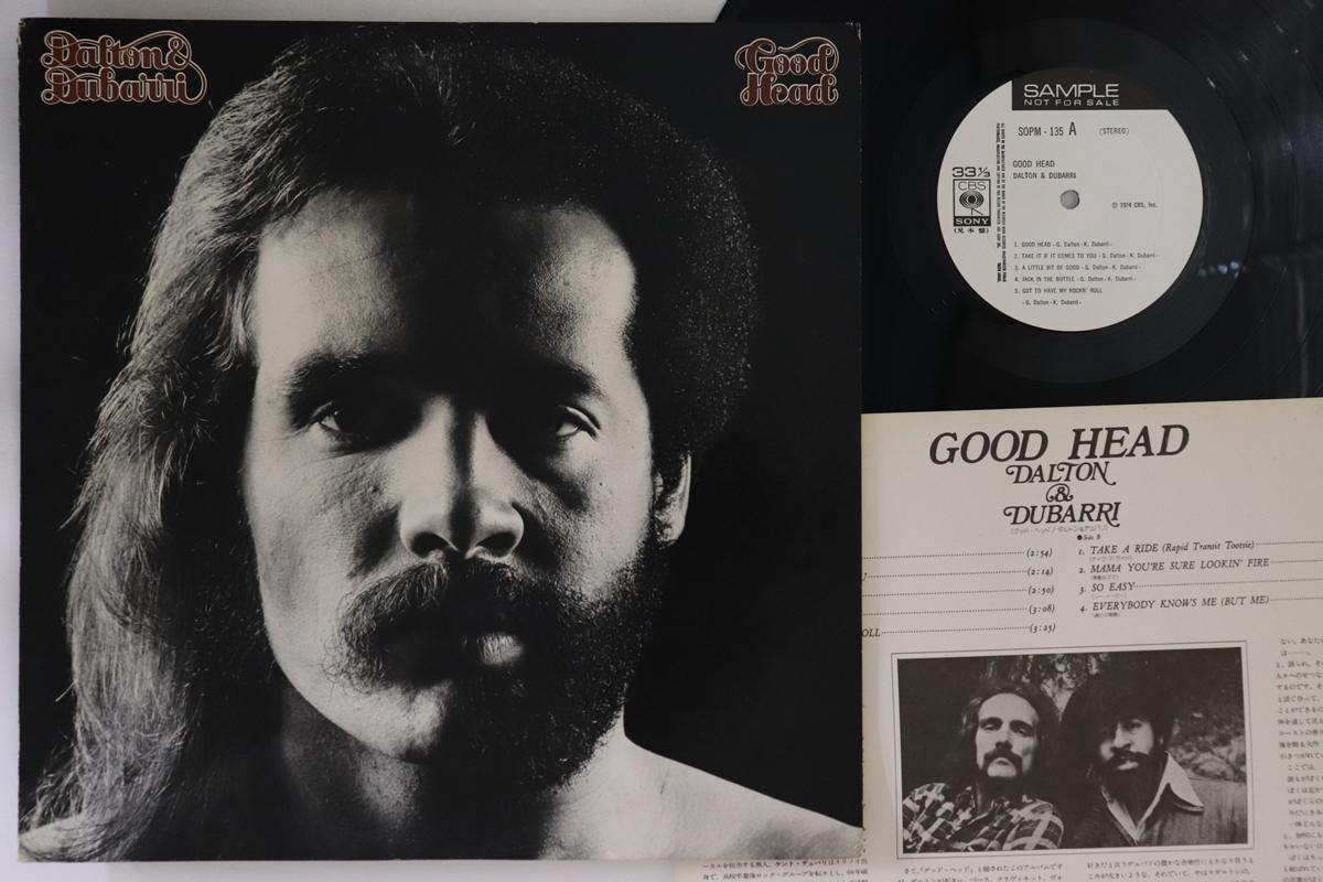 

LP Record DALTON & DUBARRI - Good Head SOPM135PROMO CBS SONY 1974 Japan Rock Used