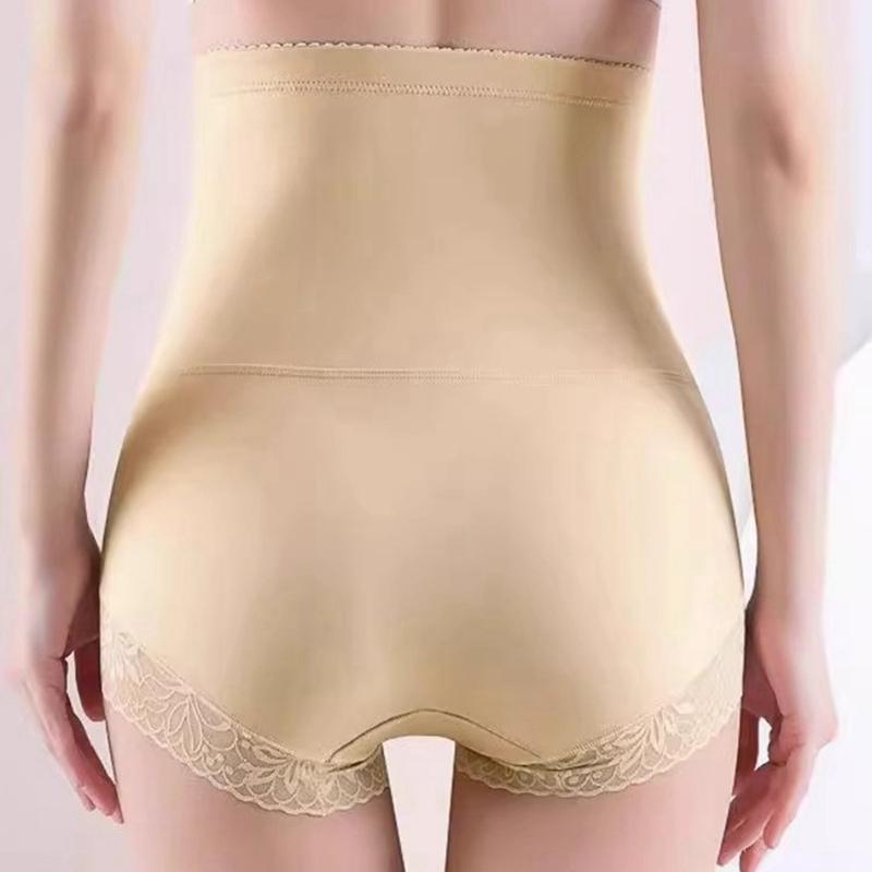 Women's Lace High-waisted Tummy-control Panties Postpartum Tummy Tuck Panties Shaping Underwear