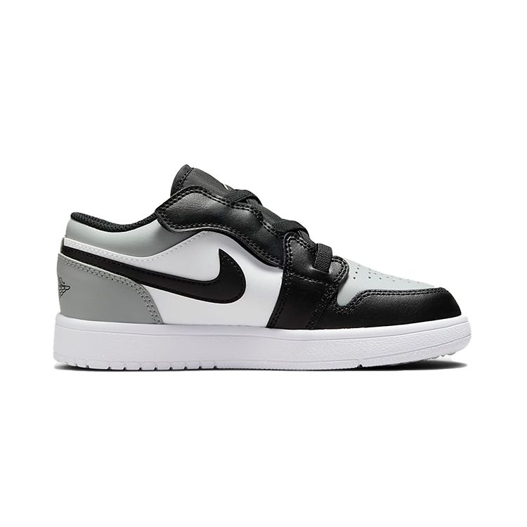 Jordan 1 Low Alt Black Grey (PS) Kids Sneakers White BQ6066-052