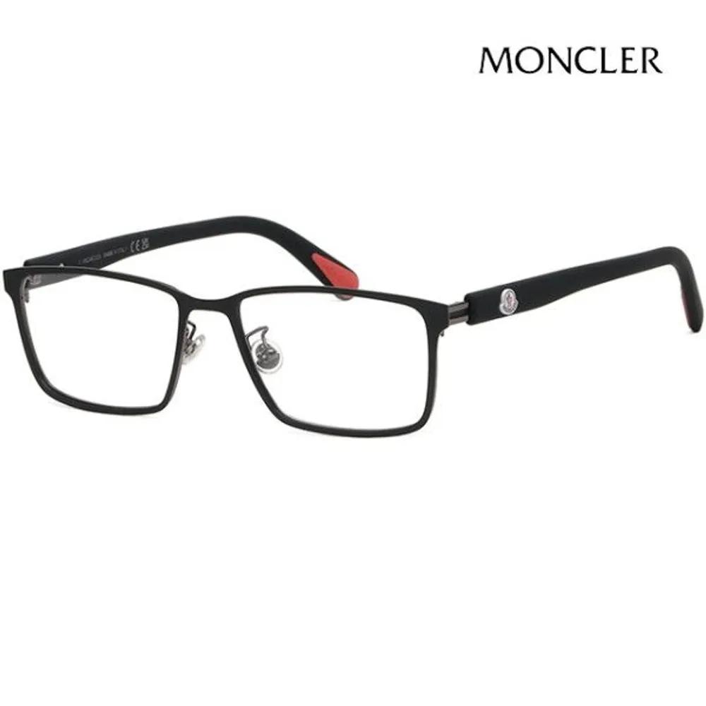 

Moncler Eyeglass Frame ML5163H 002 Square Metal Frame