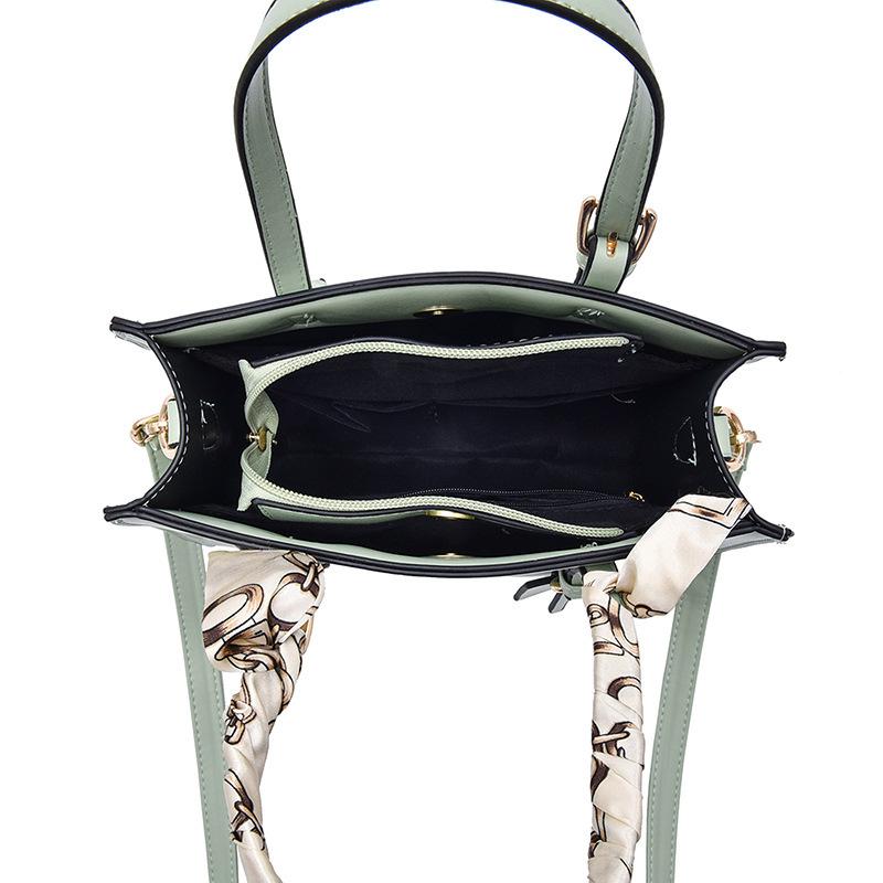 New Bag 2023 Fashion Scarf Handbag Fashion Women's One Shoulder Crossbody Bag Simple Small Square Bag