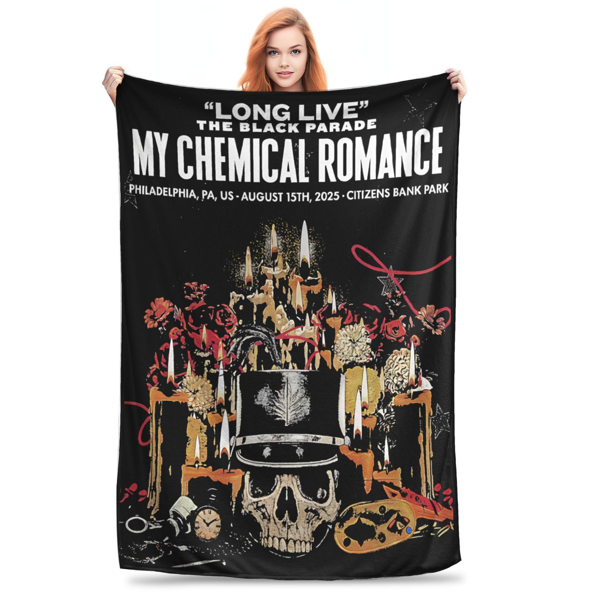 My Chemical Romance Blankets Super Soft Flannel Cute Present  Throw Blankets Bedspreads 130x150cm