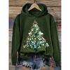Womens Casual Hooded Sweatshirt With 3D Printed Graphic Long Sleeve Loose Fit Pullover