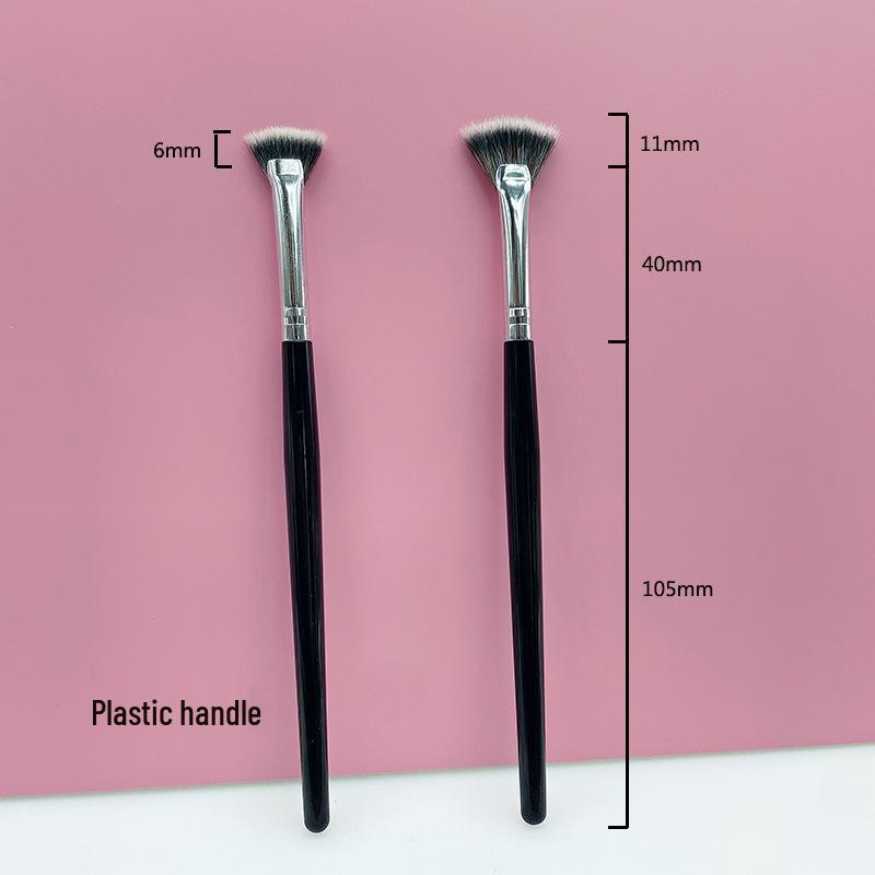 

Даниэль Но. 36 Веерная кисть для ресниц и бровей - Маленькая, плоская головка для хайлайтинга и многофункционального макияжа Bristle 6mm