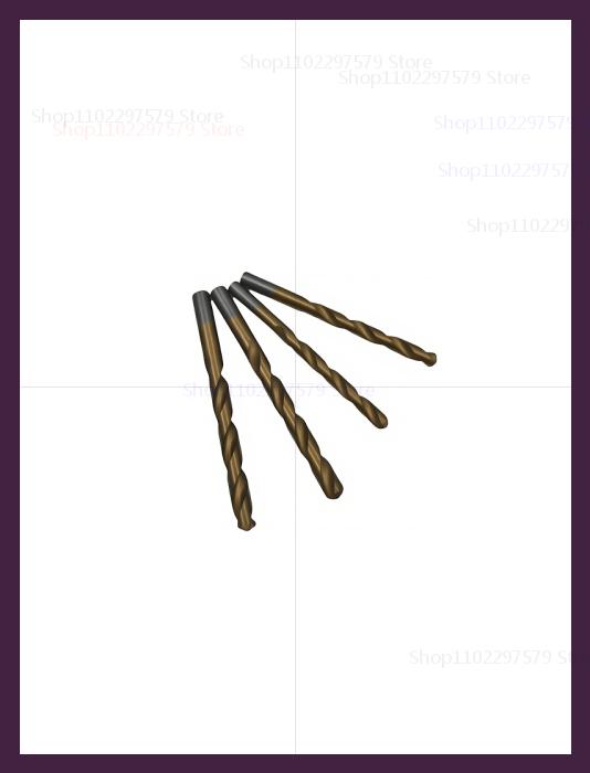 99 Pieces Titanium Twist Drill Bit Set High Speed Steel Durable for Wood Cast Iron Metal Drilling Anti Rust