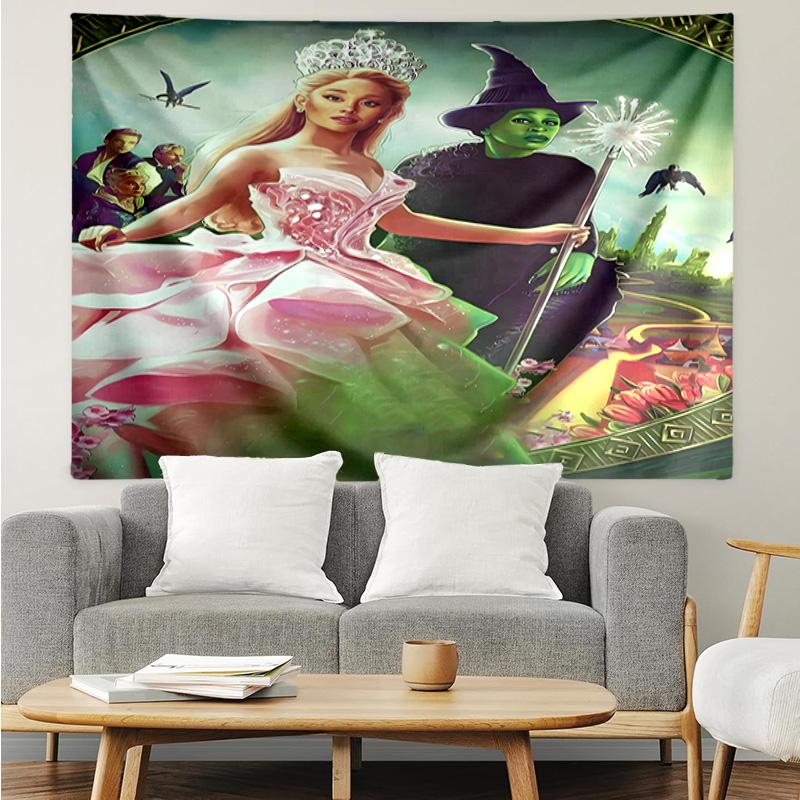 1PC Magic witch And Friendship K-pop music group Tapestry Accessories for Bedroom,Livingroom, dormitory Room Wall Decor Fan Birthday Gifts