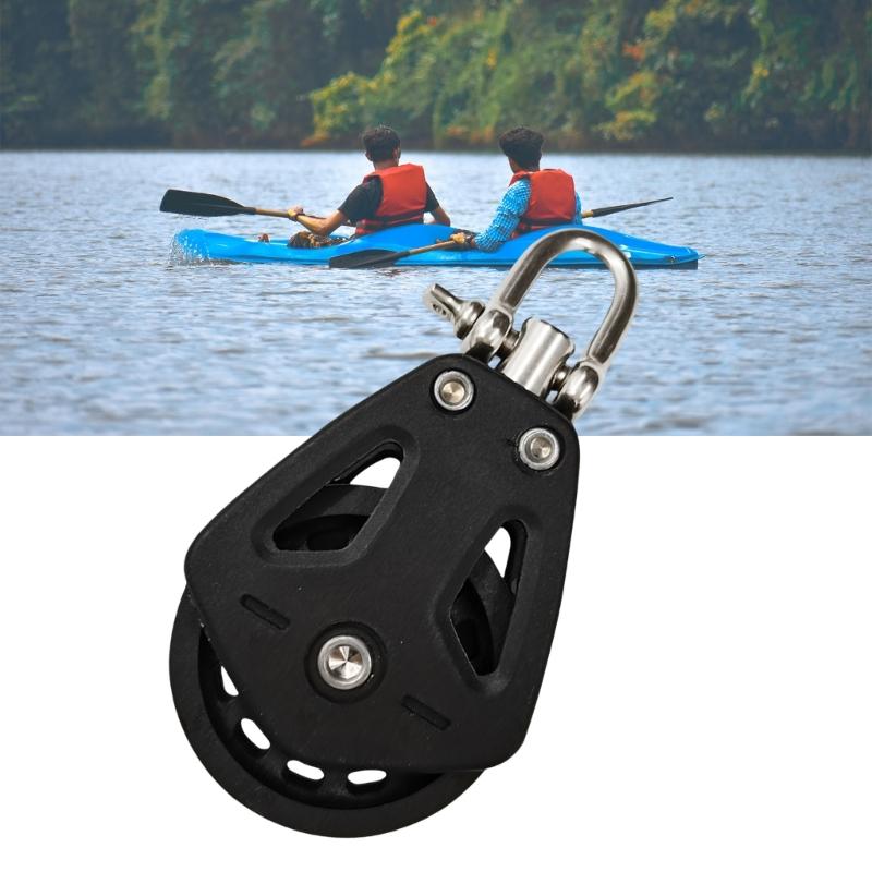 Durability Rotatable Marine Pulley with High Load Capacity Block Sheave for Rope Handling and Fitness Training