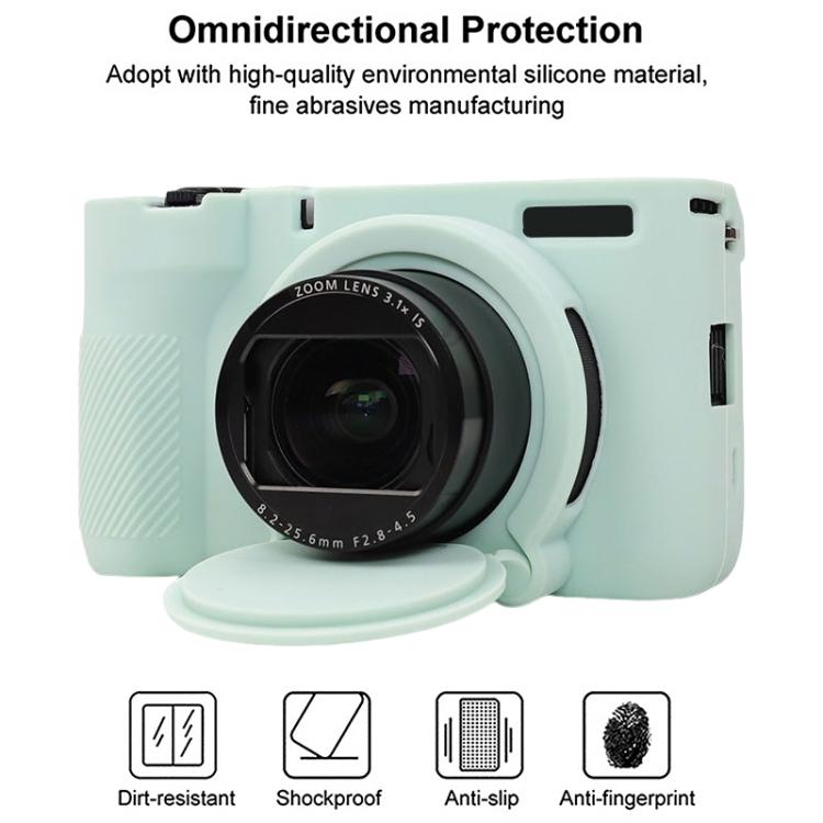 Glossy Soft‑Silicone Shock‑Resistant Camera Protective Shell, Anti‑Vibration Cover For Canon PowerShot V1 Compact Camera