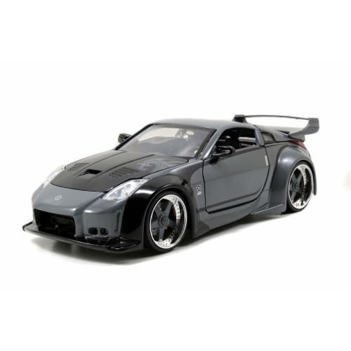 JADATOYS 1:24 Fast & Furious Diecast Car D.K.'s 2003 NISSAN 350Z Nissan Miniature Car Black