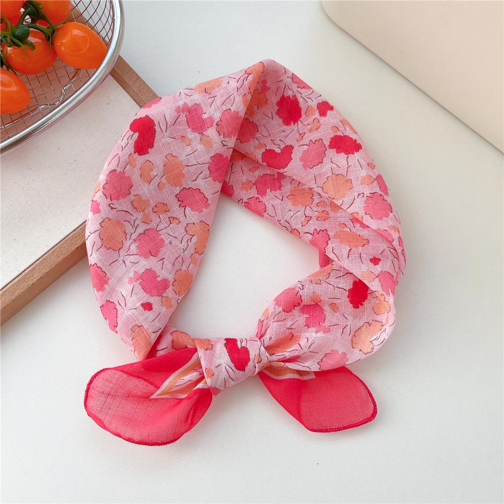 55cm Hair Scarf Cotton Square Scarf Hairband Headband Hairscarf Headscarf Turban Shawl Wrap Bandanas