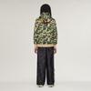 adidas X BAPE Shark Track Hoodie Jacket Crew Green Unisex Outerwear KF4916