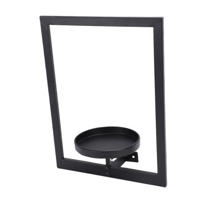2pcs Wall Plant Holder, Metal Picture Frame Wall Mount   Shelf, Modern Window Plant Shelves Hanging Plants Display Stand for Indoor Outdoor D