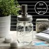 Retro-Seifenspender aus Glas im Einmachglas-Stil mit Edelstahlpumpe