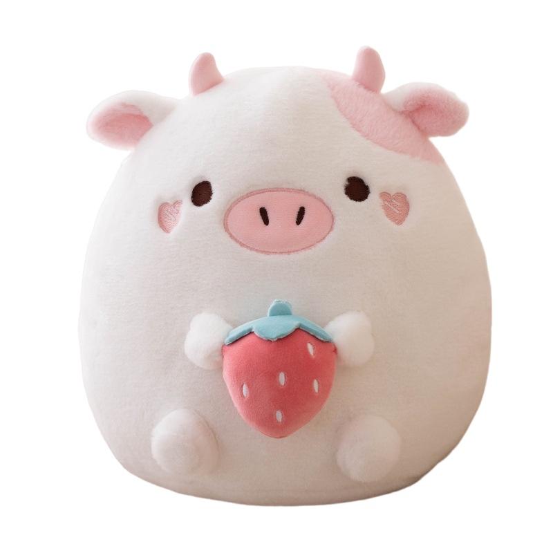 Niedliche Cartoon Kuh Katze Knödel Kissen Plüschtier für Büro Nickerchen