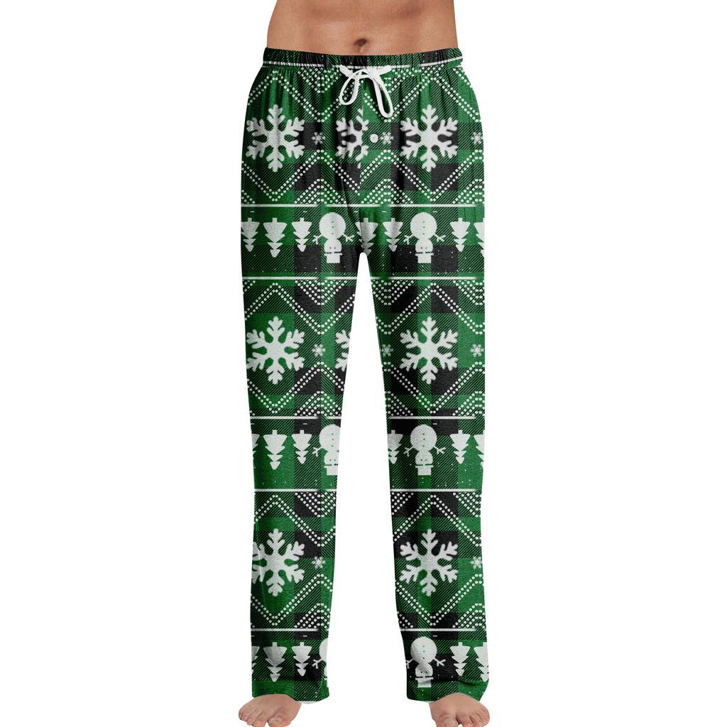 Anime Pajama Pants Sleepwear Casual Drawstring Elastic Waist Pants Comfy Straight Yoga Loose Trousers